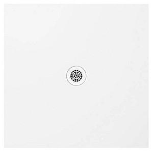 Cadita de dus Polimat Fresco White Matte 80x80x2.5 (18860)