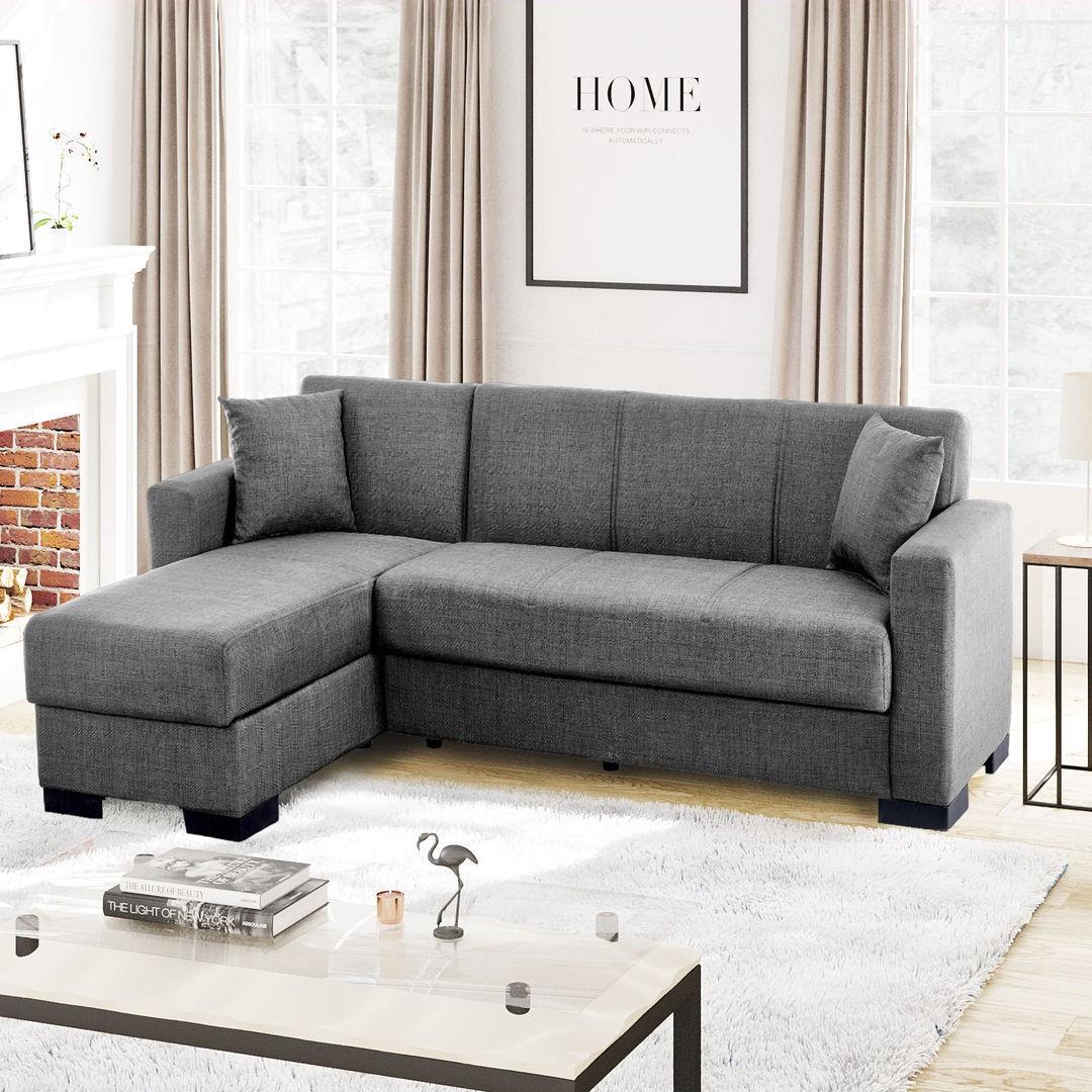 Canapea coltar Fabulous Hugo 52-002 Dark Gray