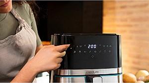 Friteuza cu aer cald Cecotec Cecofry Full Inox 5500 Pro Inox/Black