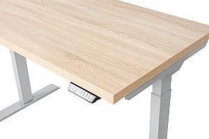 Masa de birou CUSTÓ FlexiDesk Bej/Antracit (Gri) 160x70 cm