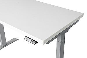Masa de birou CUSTÓ FlexiDesk Alb/Antracit (Gri) 180x70 cm