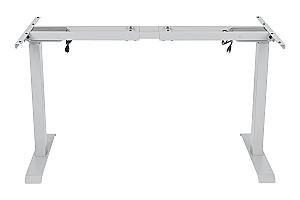 Masa de birou CUSTÓ FlexiDesk Alb/Antracit (Gri) 160x70 cm