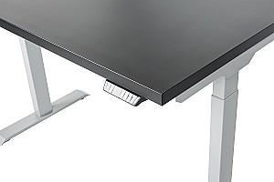 Masa de birou CUSTÓ FlexiDesk Negru/Antracit (Gri) 180x70 cm