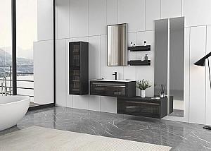 Dulap sub lavoar Orka Urban 101 Black