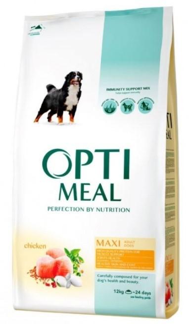 Hrana uscata pentru caini Optimeal Maxi Chicken 12kg