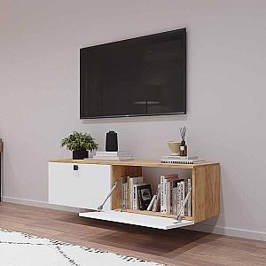 Tumba pentru televizor Mobildor Lux ZEN 1.4m Sonoma/Alb