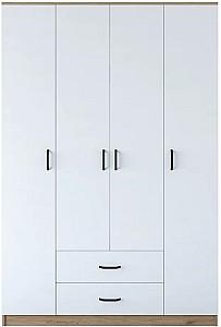 Dulap Mirage Meble BA112 4D2S Nuc (Maro)/(Alb)