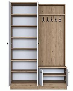 Antreu Mirage Meble P6 M11 Nuc (Maro)/Alb