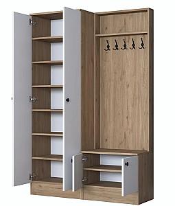 Antreu Mirage Meble P6 M11 Nuc (Maro)/Alb