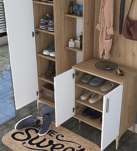 Antreu Mirage Meble EA109 Nuc (Maro)Alb
