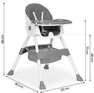 Scaun de masa multifunctional Ecotoys HC521 Grey