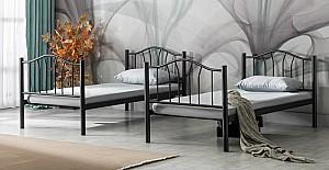 Pat copii Evger R-25 90x200cm Negru
