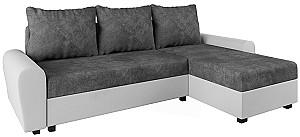 Canapea coltar Space Meble Dakar L Mikrofaza 1024/D511 (Gray/White)