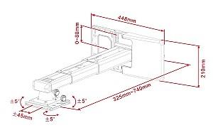 Suport pentru televizor Multibrackets M Projector Mount Short Throw Deluxe