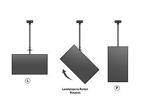 Suport pentru televizor Multibrackets M PUBLIC CEILINGMOUNT MEDIUM SINGLE 3000
