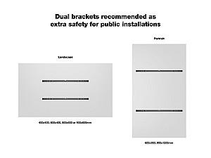 Suport pentru televizor Multibrackets M WALLMOUNT LARGE