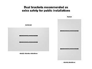 Suport pentru televizor Multibrackets M WALLMOUNT MEDIUM