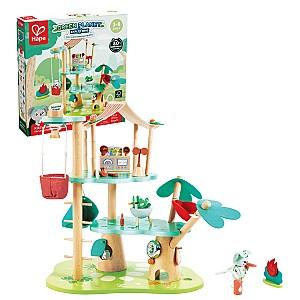 Set de jucarii Hape Sediul Principal al Copacului Kiki E3426