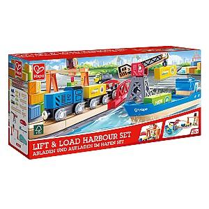 Set de jucarii Hape Încărcare și Descărcare în Port E3791
