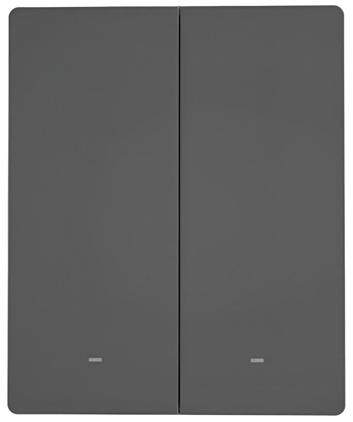 Intrerupator inteligent Sonoff M5 2-Gang Dim Gray