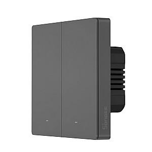 Intrerupator inteligent Sonoff M5 2-Gang Dim Gray