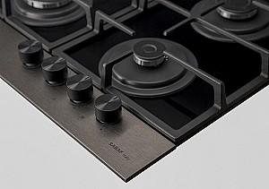 Plita pe gaz incorporabila MasterCook Eclipse Dark Inox