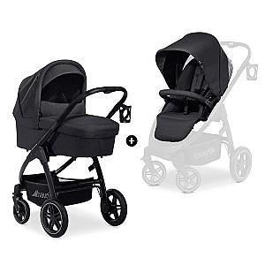 Carucior 2 in 1 Hauck Saturn R Duoset Melage Black