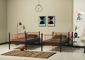 Pat copii MG-Plus Metis 90x200 Black/Orange