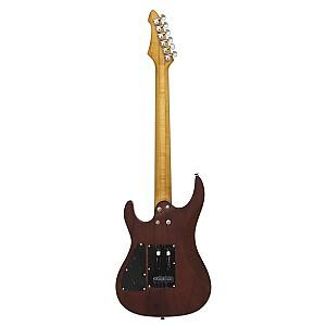 Chitara electrica Aria Pro II MAC-DLX STBR Stained Brown