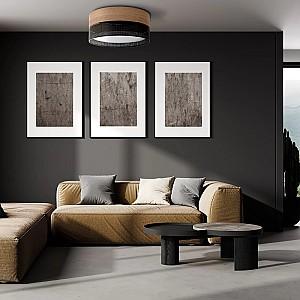 Lustra TK Lighting Nicol 4800 Black/Brown