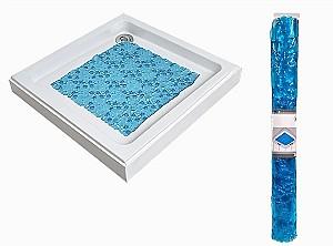 Covoras de baie Tendance Bubbles Verde-Albastru