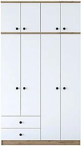 Dulap Mirage Meble BA121 S 8D2S Nuc (Maro)/Alb