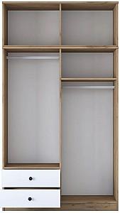 Dulap Mirage Meble BA121 S 8D2S Nuc (Maro)/Alb