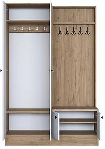 Antreu Mirage Meble P6 M5 Nuc (Maro)/Alb