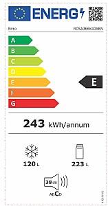 Frigider BEKO RCSA366K40XBN