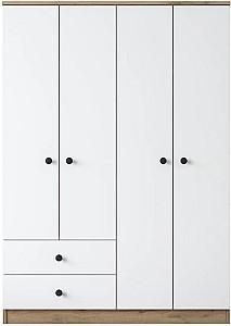 Dulap Mirage Meble BA108 S 4D2S Nuc (Maro)/Alb