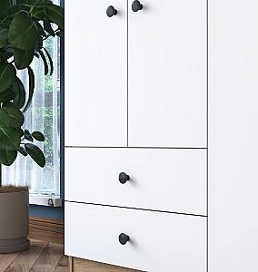 Dulap Mirage Meble BA108 S 4D2S Nuc (Maro)/Alb