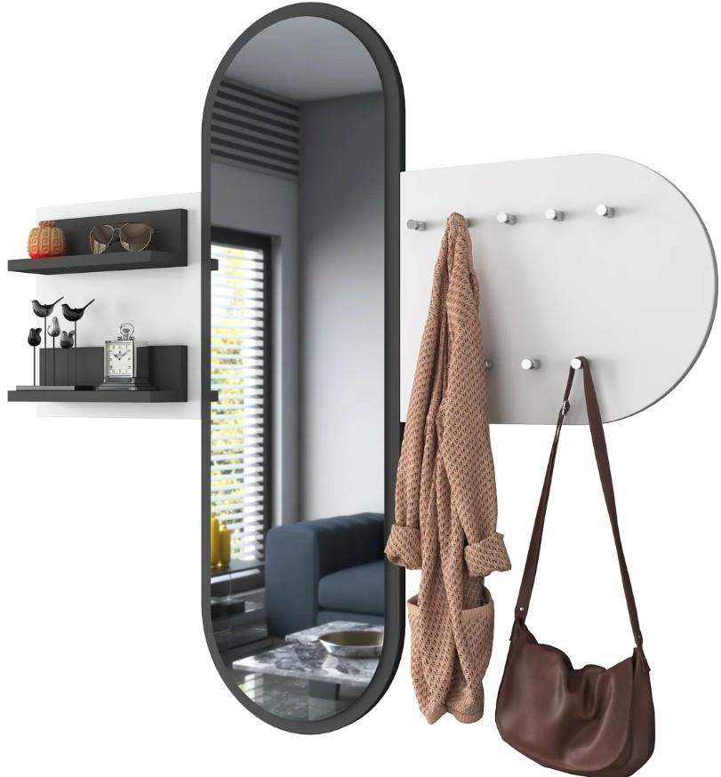 Cuier Mirage Meble P3 Dark Grey/White