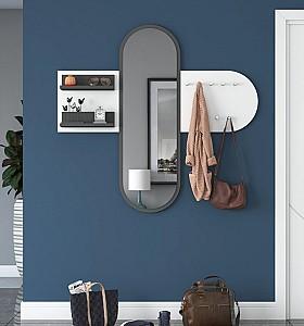 Cuier Mirage Meble P3 Dark Grey/White