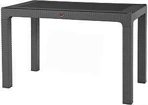 Masa de gradina Heniver Rattan Table 120x70 Anthracite