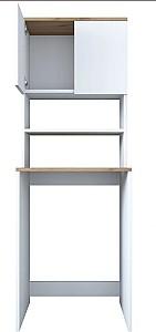 Dulap de baie Mirage Meble KD101 White/Walnut