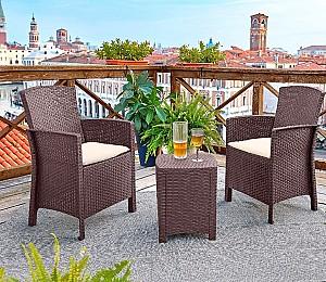 Set mobila de gradina BICA Lido 9121.3 Maro