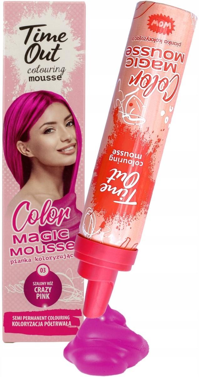 Vopsea de par TIME OUT Crazy Pink