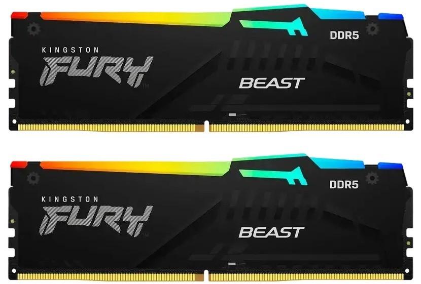 Memorie operativa RAM Kingston FURY Beast RGB 128GB (KF556C36BBEAK2-128)