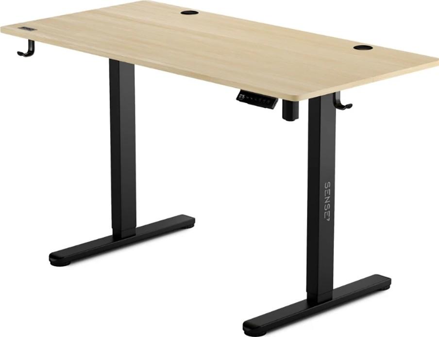 Masa gaming SENSE7 Nojo 120x60 Black Pine