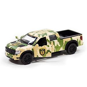 Masina jucarie TechnoDrive Ford F-150 SVT Raptor military 250296