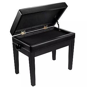 Scaun pentru pian Flame  KB-30BL (Black)