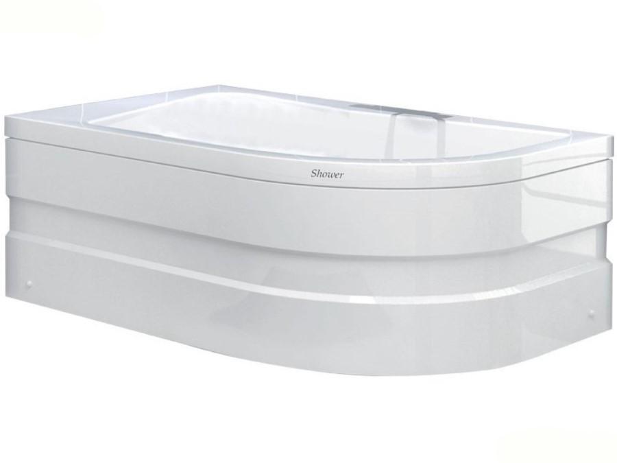 Cadă de baie Shower Anteres 170x100 Left (White)