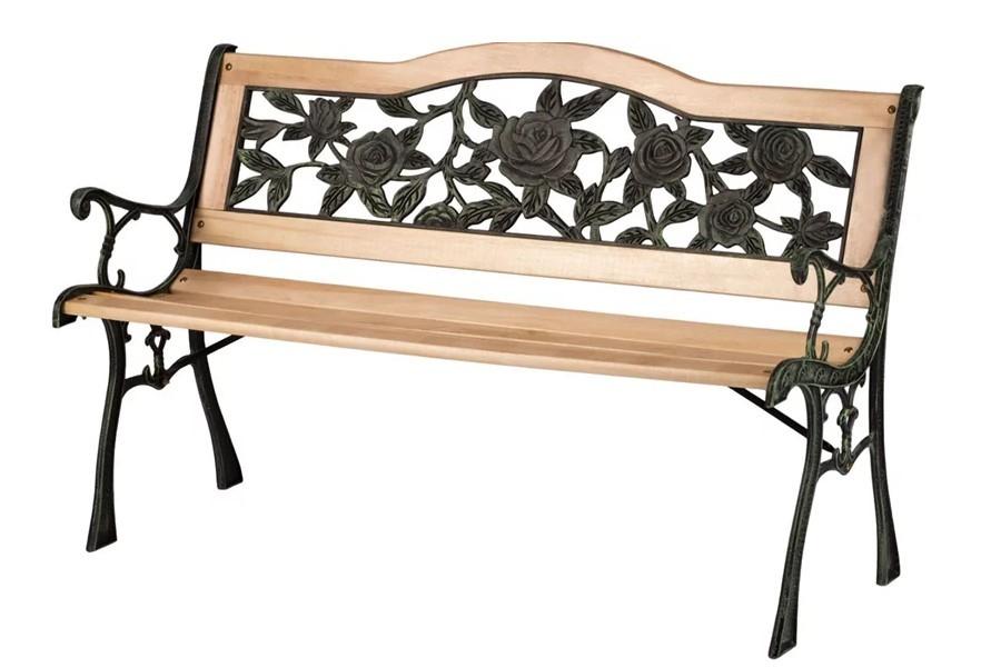Banca gradina Sofotel Gardi Rose (Wood/Black-Green)