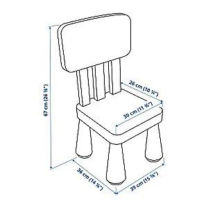 Scaun pentru copii IKEA Mammut (Bleu)
